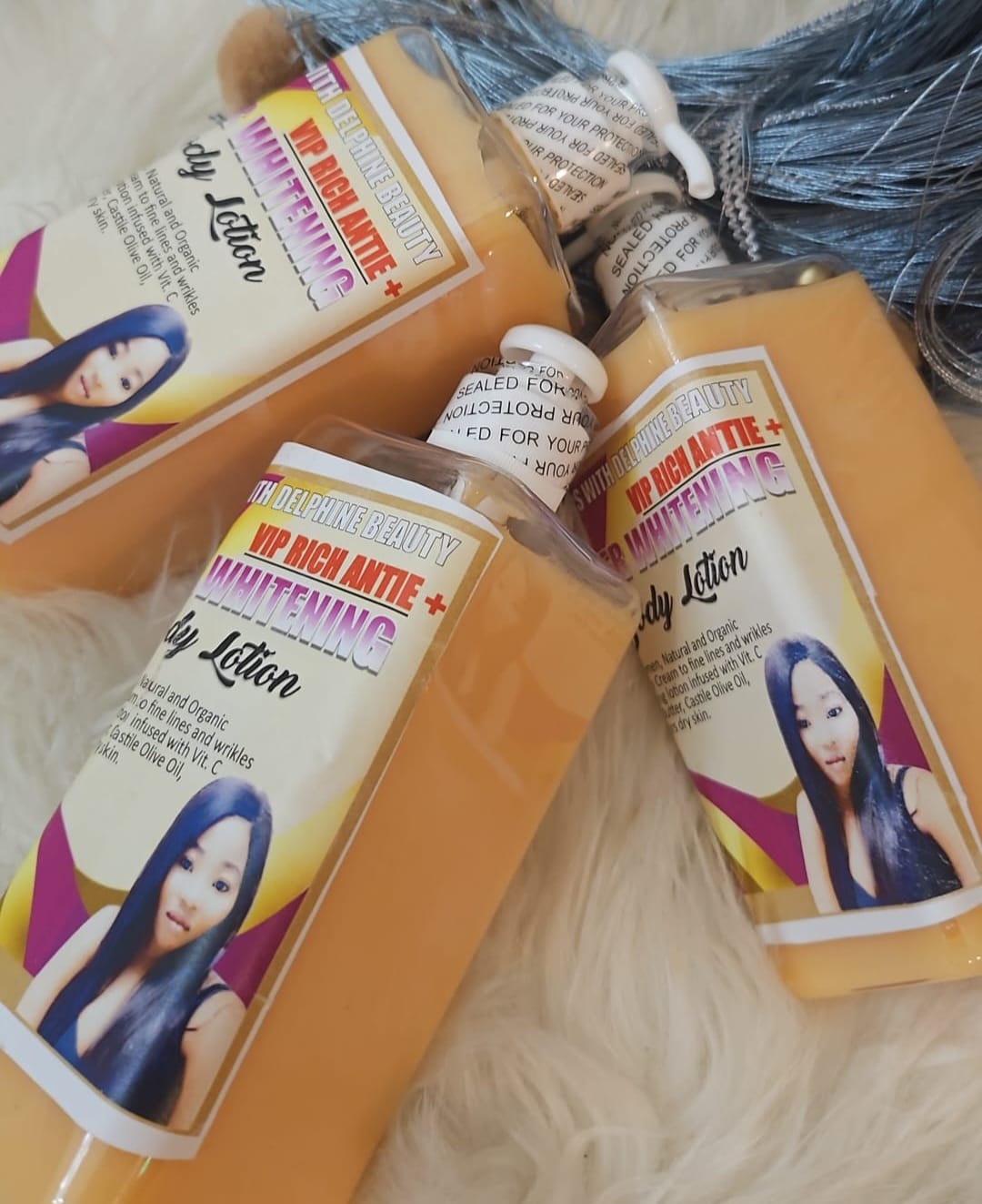 VIP RICH AUNTIE + SUPER WHITENING BODY LOTION