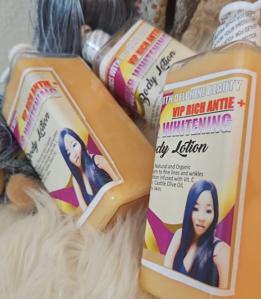 VIP RICH AUNTIE + SUPER WHITENING BODY LOTION