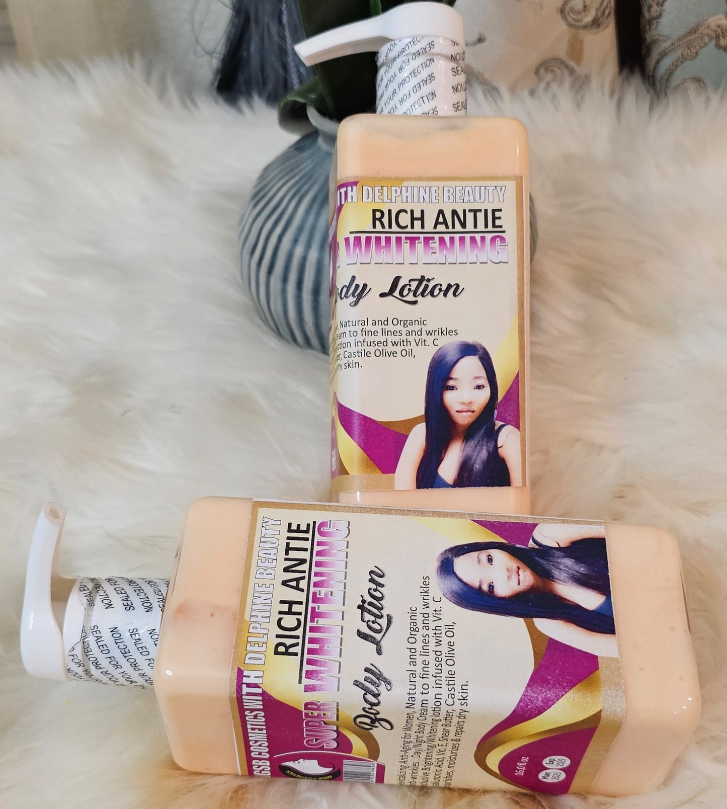 VIP RICH AUNTIE SUPER WHITENING BODY LOTION SET