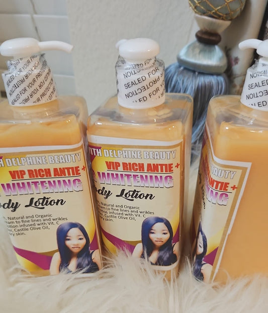 VIP RICH AUNTIE + SUPER WHITENING BODY LOTION
